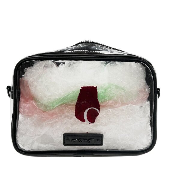 Madden Girl Handbags - Madden Girl Clear Ryann Camera Crossbody Bag